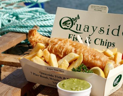 fish and chips box