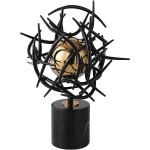 Alba Black and Gold Ornament