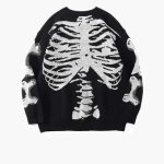 Y2K BONE PRINT SWEATER