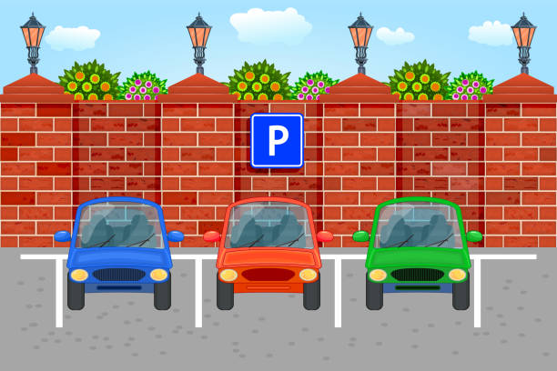 Screenshot of Car Parking Multiplayer gameplay showcasing a car parked in a realistic environment with other vehicles and players in the background.